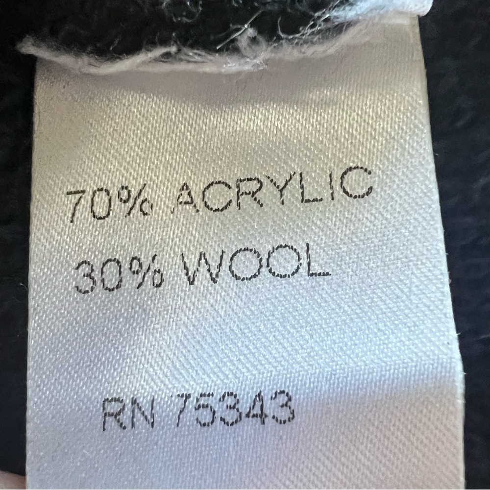Cocogio made in Italy Navy Blue Wool Blend Trench Coat with High Collar Womens S - Picture 6 of 7
